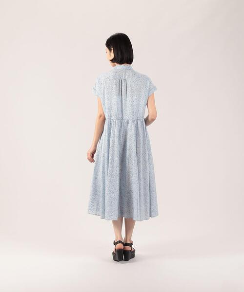 agnes b. ホワイトロングワンピース agnes b.｜WEB限定 ライトスキューバミニロゴロングワンピース