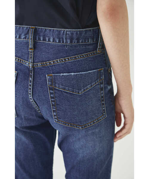 human woman（ヒューマンウーマン）の「◆スリムストレートデニム（デニムパンツ・レディース・ネイビー・SMALL/MEDIUM/LARGE/X-SMALL）」の21枚目の写真