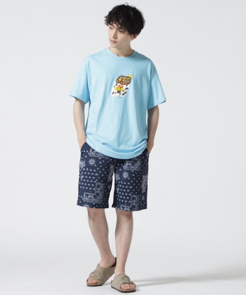 JEMORGAN（ジェーイーモーガン）の「JE MORGAN/JEモーガン　ポリエステルシーチング総柄ショーツ（その他パンツ・メンズ・ネイビー/グリーン/その他・M/L）」の6枚目の写真