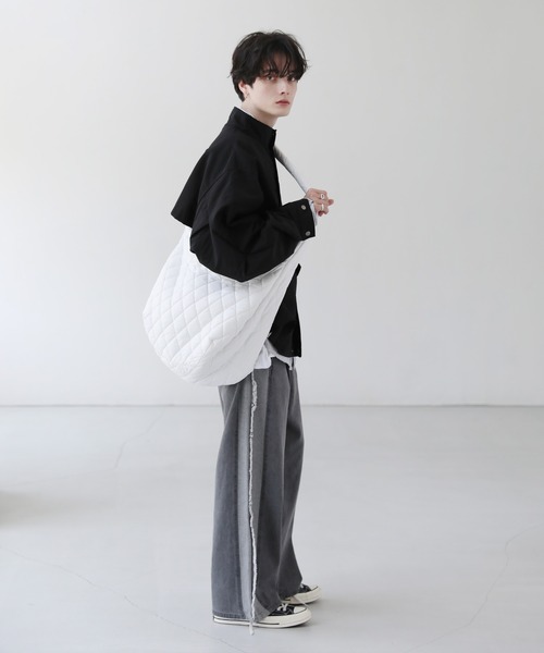 セール】オーバーサイズキルティングショルダーバッグ