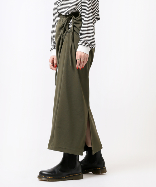 JOINT WORKS（ジョイントワークス）の「J-ウエストホールスカート（スカート・レディース・ブラック/カーキ・FREE）」の13枚目の写真
