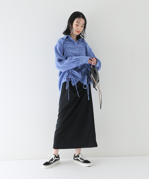 JOINT WORKS（ジョイントワークス）の「J-ウエストホールスカート（スカート・レディース・ブラック/カーキ・FREE）」の10枚目の写真