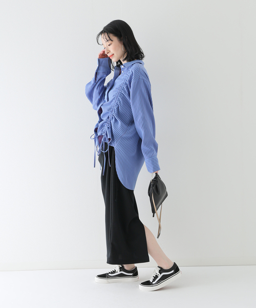 JOINT WORKS（ジョイントワークス）の「J-ウエストホールスカート（スカート・レディース・ブラック/カーキ・FREE）」の18枚目の写真