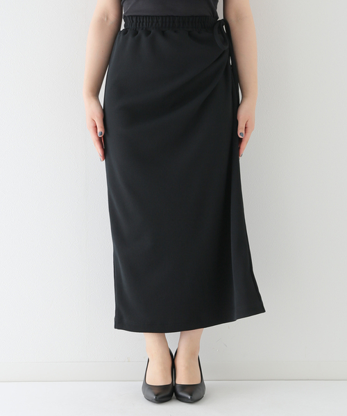 JOINT WORKS（ジョイントワークス）の「J-ウエストホールスカート（スカート・レディース・ブラック/カーキ・FREE）」の8枚目の写真