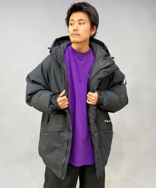 ELEMENT(エレメント)の「ELEMENT/エレメント 無地/ワンポイント ビッグシルエット ボリュームジャケット/中綿ジャケット BC022-791(ダウンジャケット/コート・メンズ・グリーン/ブラック・M/L/XL)」の6枚目の写真