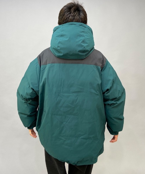 ELEMENT(エレメント)の「ELEMENT/エレメント 無地/ワンポイント ビッグシルエット ボリュームジャケット/中綿ジャケット BC022-791(ダウンジャケット/コート・メンズ・グリーン/ブラック・M/L/XL)」の14枚目の写真