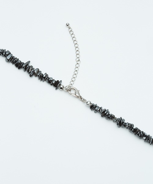 GDC（ジーディーシー）の「HEMATITE PEARL NECKLACE（ネックレス・メンズ・ブラック/ホワイト・FREE）」の6枚目の写真