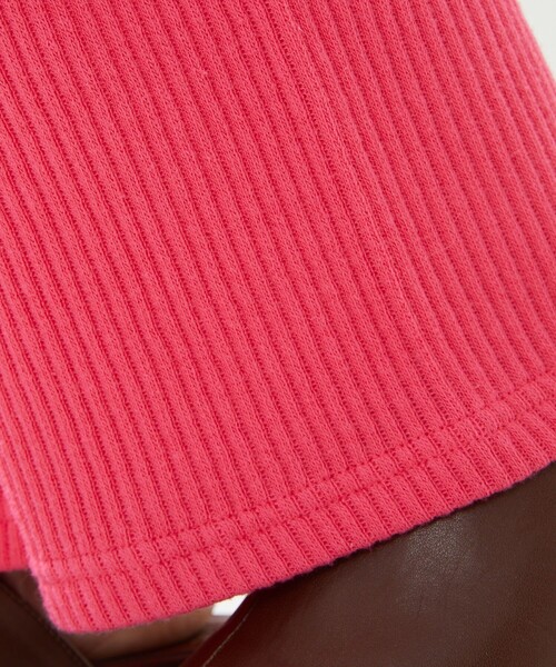 FREAK'S STORE(フリークスストア)の「【プチシリーズ】カラーリブフレアパンツ【WEB限定】(その他パンツ・レディース・ブラック/ピンク/グリーン/ナチュラル・フリ-)」の9枚目の写真