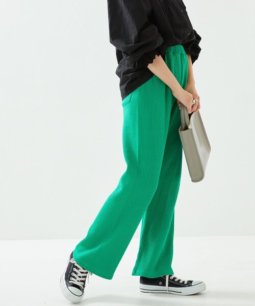 FREAK'S STORE(フリークスストア)の「【プチシリーズ】カラーリブフレアパンツ【WEB限定】(その他パンツ・レディース・ブラック/ピンク/グリーン/ナチュラル・フリ-)」の20枚目の写真