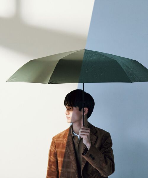 I.D.E.A international(イデアインターナショナル)の「U-DAY All Weather Light プレーンカラー ミニ(折りたたみ傘・レディース・ブラック/ネイビー/グレー/カーキ・フリ-)」の6枚目の写真