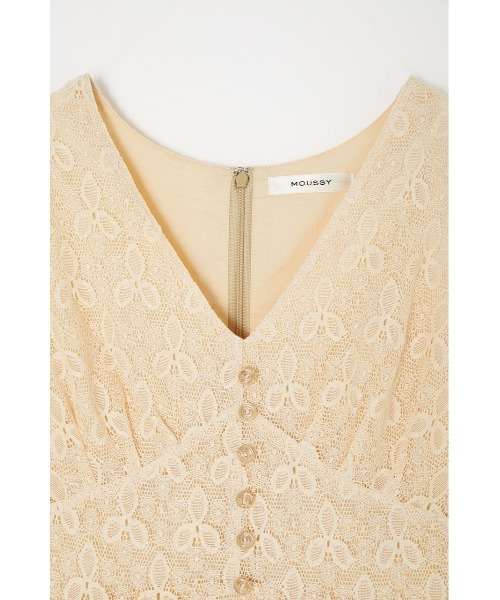 MOUSSY(マウジー)の「WAIST FIT LACE ドレス(ワンピース・レディース・ブラック/ライトブルー/キナリ・2/1)」の13枚目の写真