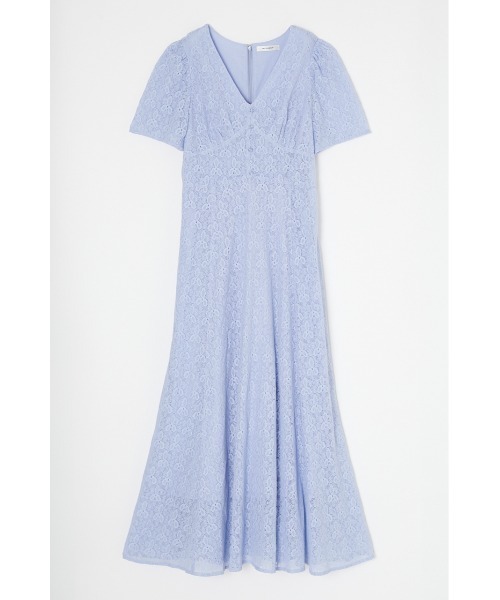 MOUSSY(マウジー)の「WAIST FIT LACE ドレス(ワンピース・レディース・ブラック/ライトブルー/キナリ・2/1)」の6枚目の写真