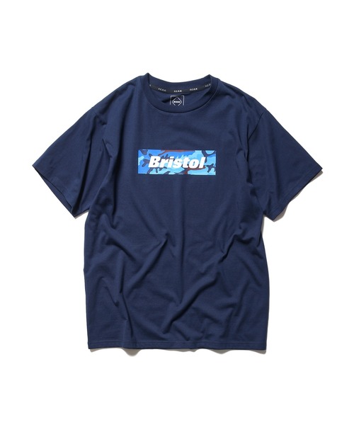 F.C.Real Bristol(エフシーレアルブリストル)の「CAMOUFLAGE BOX LOGO TEE(Tシャツ/カットソー・メンズ・ホワイト/ブラック/ネイビー・SMALL/MEDIUM/LARGE/X-LARGE)」の3枚目の写真
