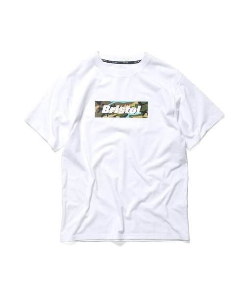 F.C.Real Bristol(エフシーレアルブリストル)の「CAMOUFLAGE BOX LOGO TEE(Tシャツ/カットソー・メンズ・ホワイト/ブラック/ネイビー・SMALL/MEDIUM/LARGE/X-LARGE)」の2枚目の写真