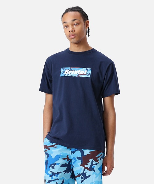 F.C.Real Bristol(エフシーレアルブリストル)の「CAMOUFLAGE BOX LOGO TEE(Tシャツ/カットソー・メンズ・ホワイト/ブラック/ネイビー・SMALL/MEDIUM/LARGE/X-LARGE)」の12枚目の写真