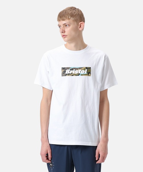 F.C.Real Bristol(エフシーレアルブリストル)の「CAMOUFLAGE BOX LOGO TEE(Tシャツ/カットソー・メンズ・ホワイト/ブラック/ネイビー・SMALL/MEDIUM/LARGE/X-LARGE)」の8枚目の写真