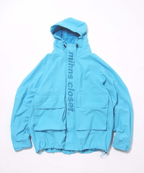 NO NEED(ノーニード)の「mihns closet ミンズクローゼット バルーンシルエットウインドパーカー(マウンテンパーカー・メンズ・グレー/スカイブルー/ブラック/イエロー・L/M)」の1枚目の写真