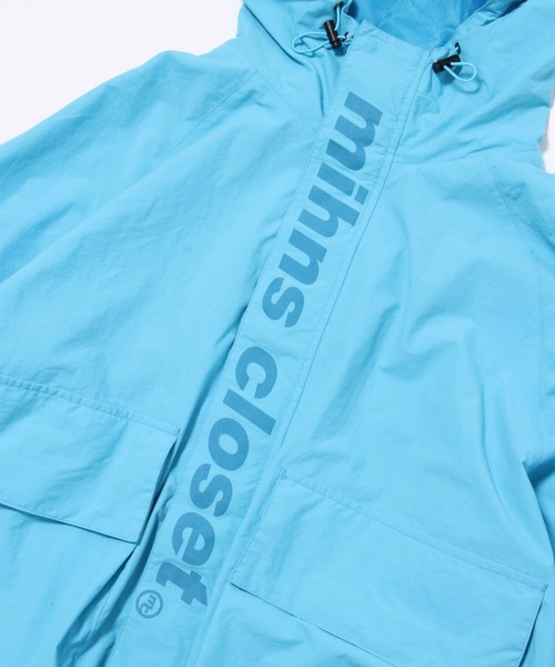 NO NEED(ノーニード)の「mihns closet ミンズクローゼット バルーンシルエットウインドパーカー(マウンテンパーカー・メンズ・グレー/スカイブルー/ブラック/イエロー・L/M)」の12枚目の写真