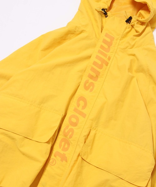 NO NEED(ノーニード)の「mihns closet ミンズクローゼット バルーンシルエットウインドパーカー(マウンテンパーカー・メンズ・グレー/スカイブルー/ブラック/イエロー・L/M)」の5枚目の写真