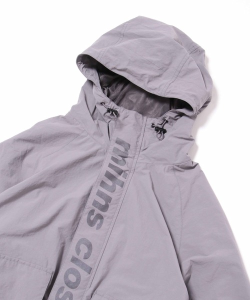 NO NEED(ノーニード)の「mihns closet ミンズクローゼット バルーンシルエットウインドパーカー(マウンテンパーカー・メンズ・グレー/スカイブルー/ブラック/イエロー・L/M)」の18枚目の写真