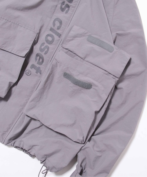 NO NEED(ノーニード)の「mihns closet ミンズクローゼット バルーンシルエットウインドパーカー(マウンテンパーカー・メンズ・グレー/スカイブルー/ブラック/イエロー・L/M)」の6枚目の写真