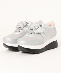 「YOSUKE/ヨースケ」厚底ビジューバックルスニーカー
