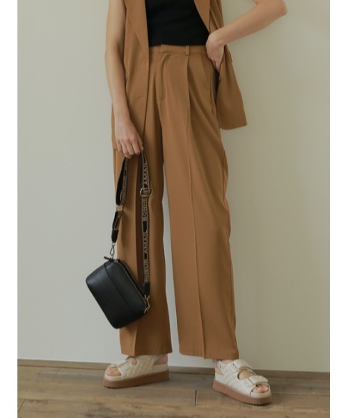 AMAIL（アマイル）の「Bulky water pants（その他パンツ・レディース・ブラウン/ブルー・FREE）」の3枚目の写真