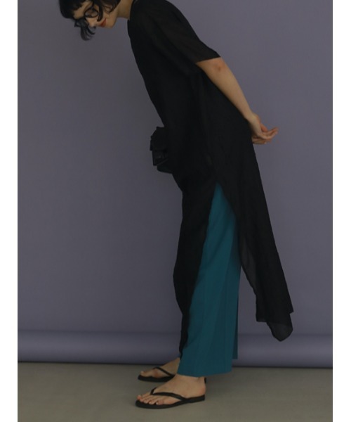 AMAIL（アマイル）の「Bulky water pants（その他パンツ・レディース・ブラウン/ブルー・FREE）」の8枚目の写真