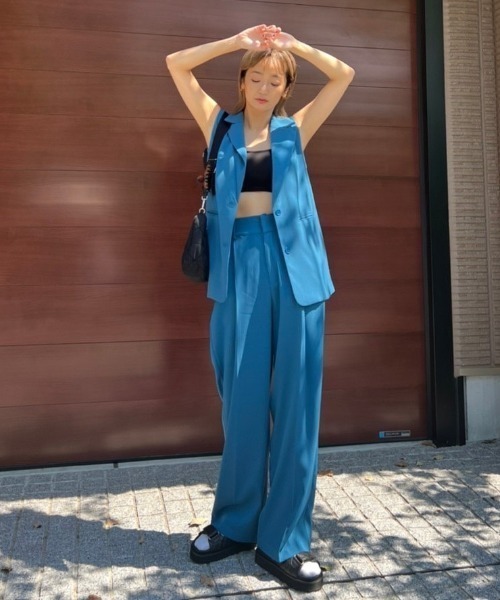 AMAIL（アマイル）の「Bulky water pants（その他パンツ・レディース・ブラウン/ブルー・FREE）」の20枚目の写真