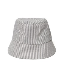 UNDECORATED | UNDECORATED アンデコレイテッド / Suvin Cotton Seersucker Hat スビンコットン シアサッカーバケットハット  / UDS23904(ハット)