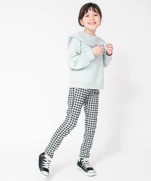 BRANSHES（ブランシェス）の「【プレミアムストレッチ】ツイルロングパンツ（チノパンツ・キッズ・ブラック/ベージュ/グレー/オフホワイト/アイボリー/ピンク/ブラウン/その他1/ネイビー・90/100/110/120/130/140/150/160）」の11枚目の写真