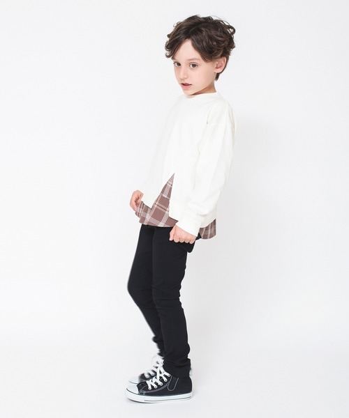 BRANSHES（ブランシェス）の「【プレミアムストレッチ】ツイルロングパンツ（チノパンツ・キッズ・ブラック/ベージュ/グレー/オフホワイト/アイボリー/ピンク/ブラウン/その他1/ネイビー・90/100/110/120/130/140/150/160）」の20枚目の写真