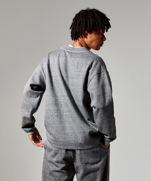 Penguin by Munsingwear（ペンギン バイ マンシングウェア）の「TRAINING SWEAT CARDIGAN W FACE / トレーニングスエットカーディガンWフェイス（カーディガン/ボレロ・メンズ・グレー/ブラック・SMALL/MEDIUM/LARGE/X-LARGE）」の6枚目の写真