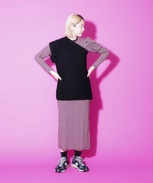 FUMIE TANAKA（フミエタナカ）の「FUMIE=TANAKA asymmetry rib VEST 