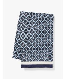kate spade new york（ケイトスペード ニューヨーク）の「スペード フラワー ストライプ ニット スカーフ（ストール/ショール・レディース）」