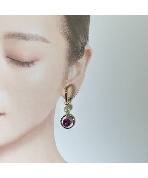 tone(トーン)の「【musk】ヴィンテージビーズのイヤリング(MA)(イヤリング・レディース・ゴールド・FREE)」の5枚目の写真