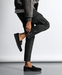 The DUFFER of ST.GEORGE | 【WEB限定アイテム】ZIP HEM EASY CARGO PANTS：裾ジップ スキニーテーパード イージーカーゴパンツ(カーゴパンツ)