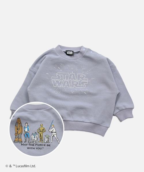 JAM & LINK（ジャムアンドリンク）の「STAR WARS / スター・ウォーズ キャラクタートレーナー（スウェット・キッズ・C/A/D/B・110cm/120cm/90cm/130cm/140cm/80ｃｍ/100cm）」の3枚目の写真