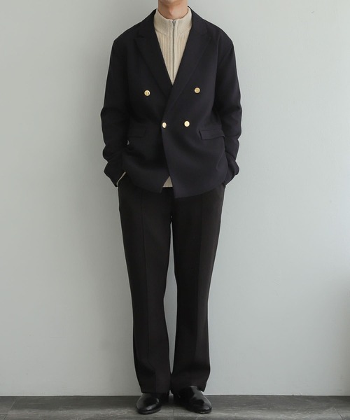 SENSE OF PLACE by URBAN RESEARCH（センスオブプレイスバイアーバンリサーチ）の「『イージーケア』ハーフZIPセーター（ニット/セーター・メンズ・チャコールグレー/カーキ/ライトベージュ・MEDIUM/LARGE）」の13枚目の写真