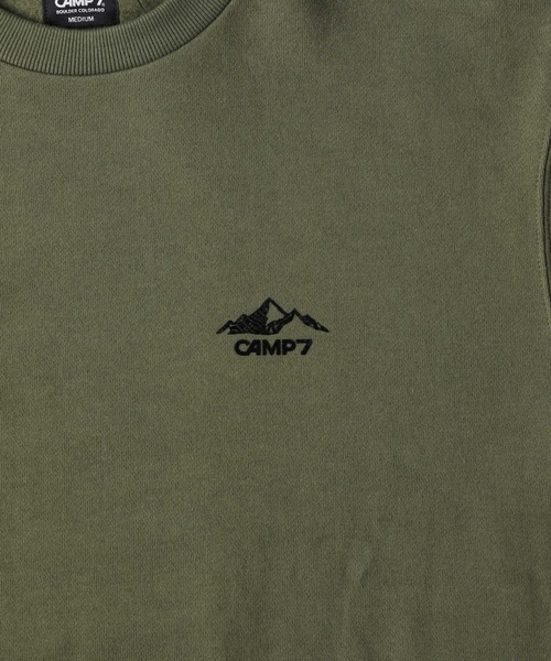 CAMP7（キャンプセブン）の「【CAMP7】ペイズリークルースウェット（スウェット・メンズ・ブラック/オリーブ/グレー・M/L/XL/S）」の10枚目の写真