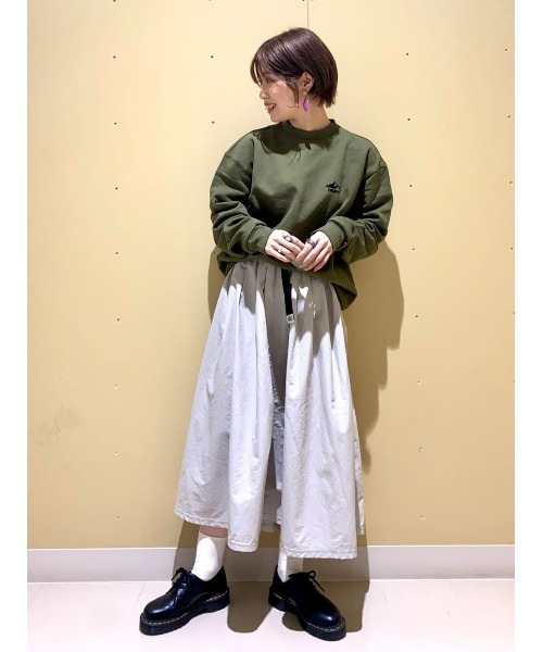 CAMP7（キャンプセブン）の「【CAMP7】ペイズリークルースウェット（スウェット・メンズ・ブラック/オリーブ/グレー・M/L/XL/S）」の17枚目の写真