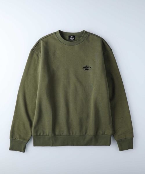 CAMP7（キャンプセブン）の「【CAMP7】ペイズリークルースウェット（スウェット・メンズ・ブラック/オリーブ/グレー・M/L/XL/S）」の13枚目の写真