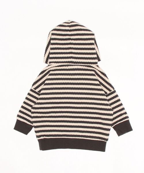 FITH（フィス）の「ポコポコインレイ 長袖 フードスウェット（スウェット・キッズ・ブラック系その他/アイボリー/ブルー/チャコールグレー・80/110/120/100/90）」の16枚目の写真