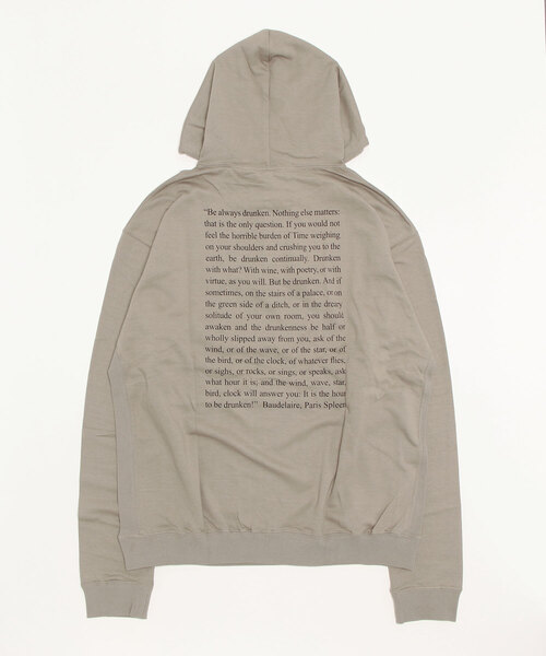 JOHN LAWRENCE SULLIVAN（ジョンローレンスサリバン）の「"Decadents" SWEAT HOODIE（ベスト・メンズ・ベージュ・MEDIUM/SMALL）」の3枚目の写真