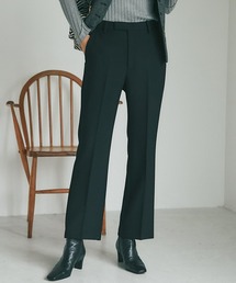 RIVE DROITE | シワになりづらく上品な光沢が魅力/ダブルクロスセミフレアパンツ(その他パンツ)