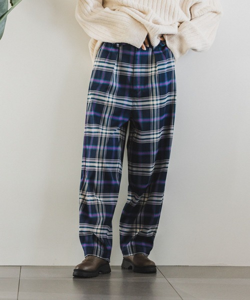 BAYFLOW（ベイフロー）の「チェックパンツ（その他パンツ）」 - WEAR