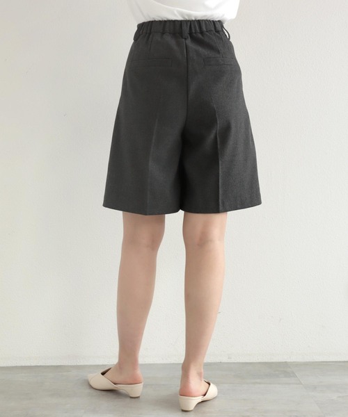 andme（アンドミー）の「フェイクウールショートパンツ（その他パンツ・レディース・チャコールグレー/ブラック/ブラウン/オフホワイト/ラベンダー・M/L）」の8枚目の写真