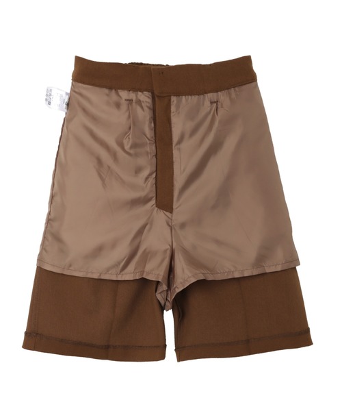 andme（アンドミー）の「フェイクウールショートパンツ（その他パンツ・レディース・チャコールグレー/ブラック/ブラウン/オフホワイト/ラベンダー・M/L）」の14枚目の写真