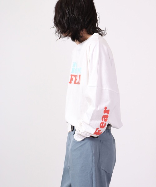 MIXXDAVID(ミックスディビッド)の「mixxdavid NO HOPE NO FEAR ロンT(Tシャツ/カットソー・メンズ・ホワイト/ブルー・FREE)」の17枚目の写真