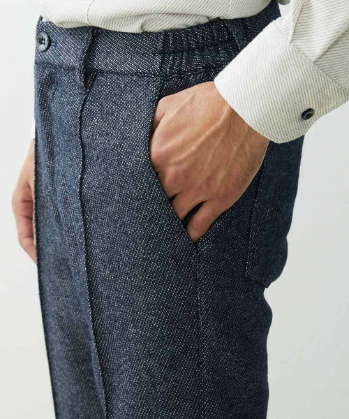 MICHEL KLEIN HOMME (ミッシェルクランオム)の「スエットデニムスラックスパンツ(スウェットパンツ・メンズ・ブラウン/ネイビー/グレー・MEDIUM/LARGE/X-LARGE)」の11枚目の写真